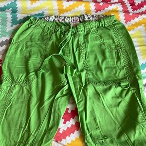 Koi Kelly green medium regular cargo scrub pants